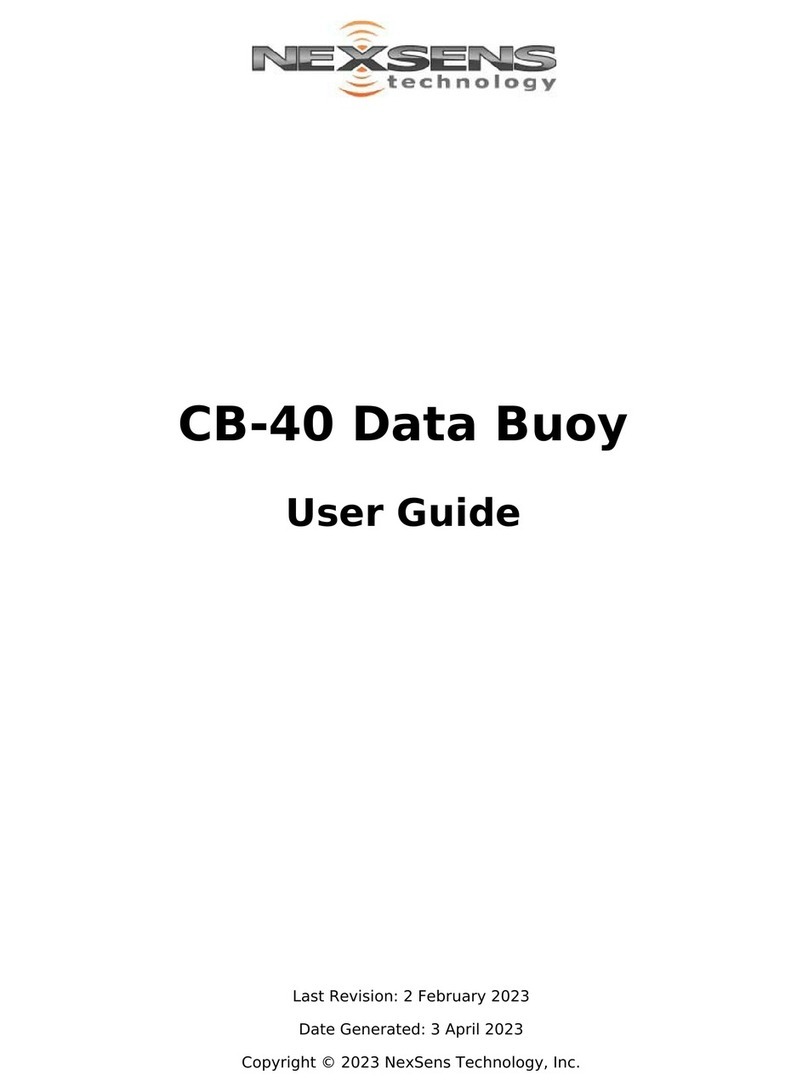 NexSens Technology CB-40 User manual