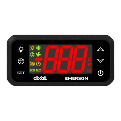 Emerson DIXELL XRi20CH Installing and operating instructions