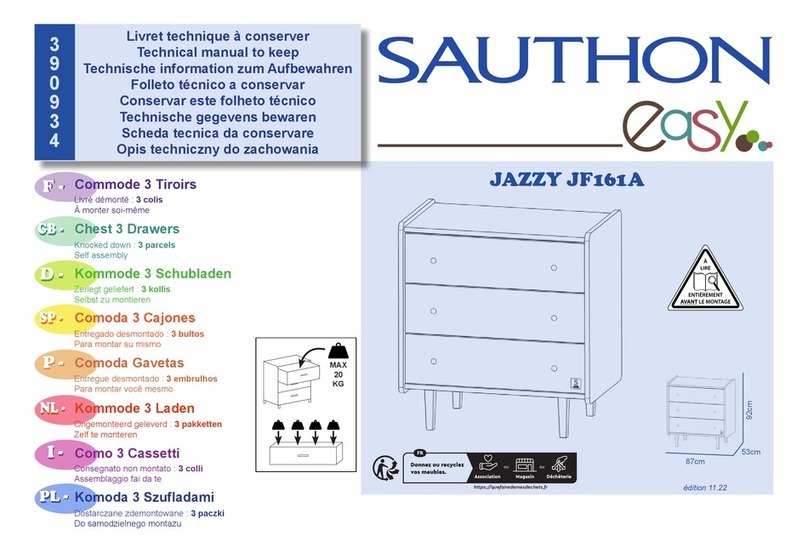 SAUTHON easy JAZZY JF161A User manual