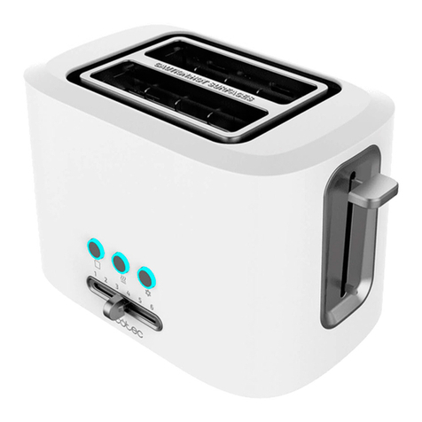 cecotec TOAST&TASTE 9000 DOUBLE WHITE User manual