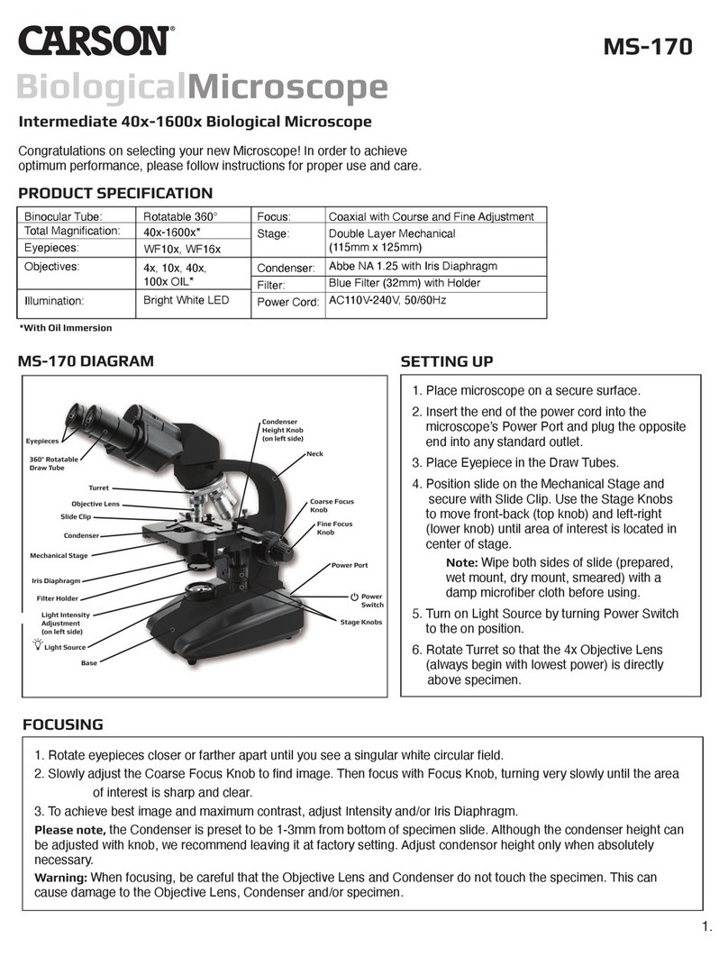 Carson MS-170 manual