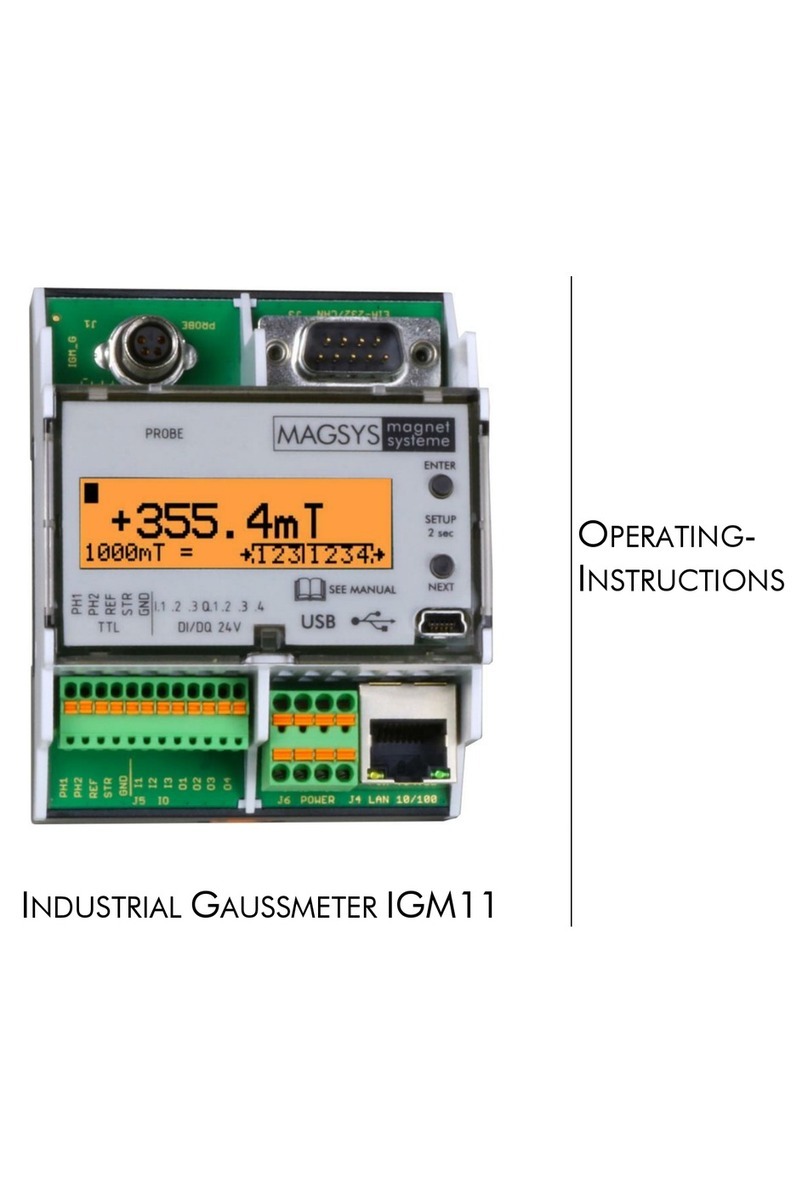 MAGSYS IGM11 operating instructions