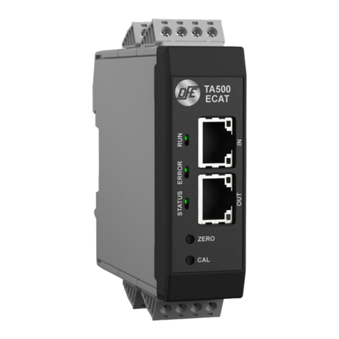 DFE TA500-ECAT quick start guide