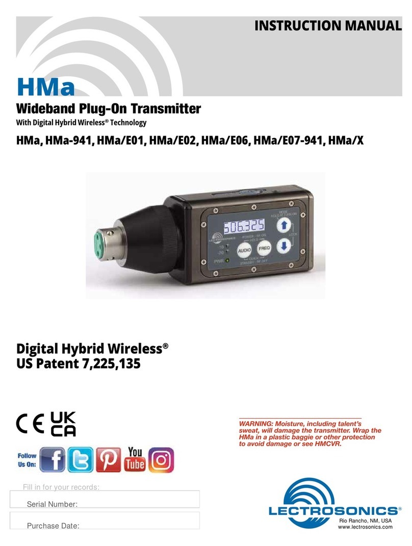 Lectrosonics HMa User manual