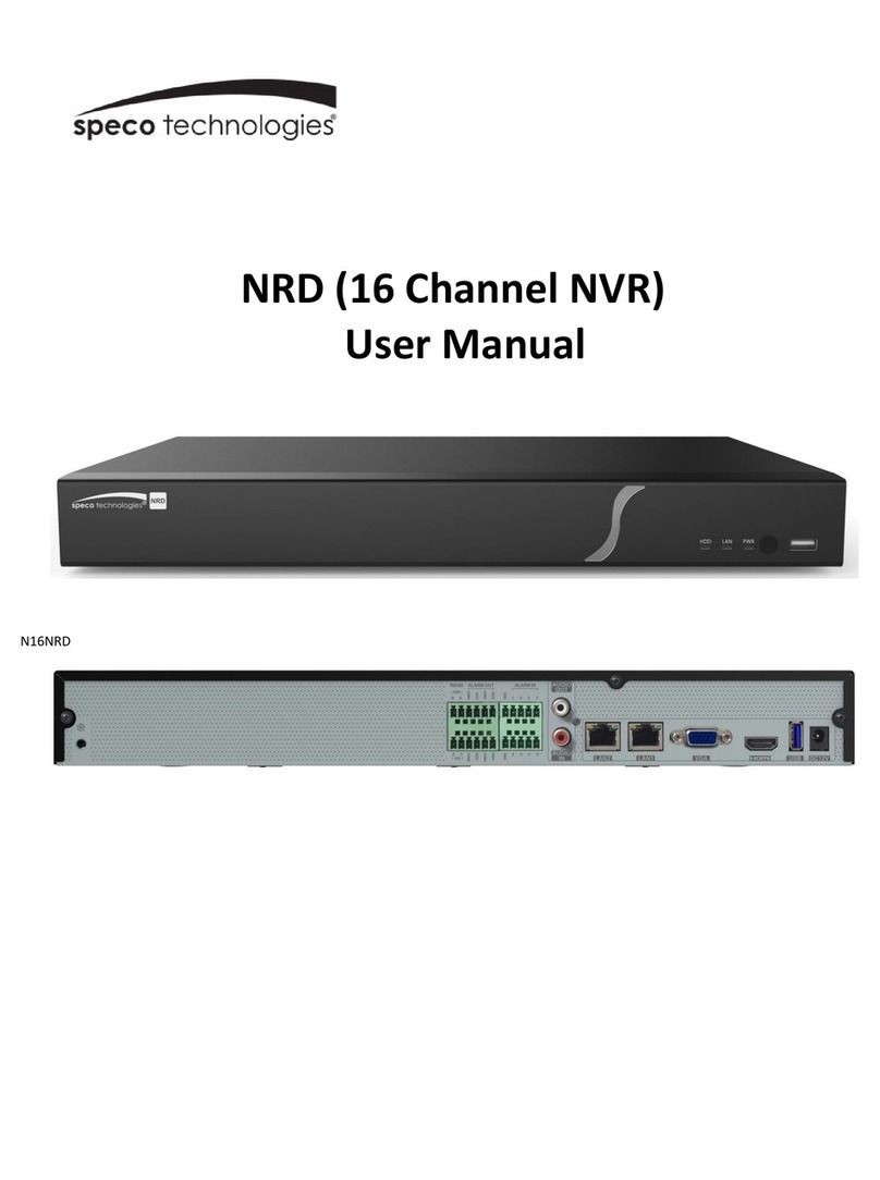 Speco N16NRD User manual