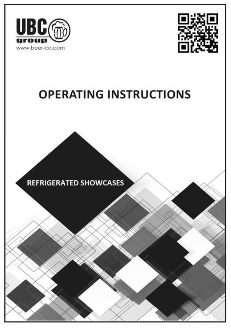 UBC Frost Stream Freeze operating instructions