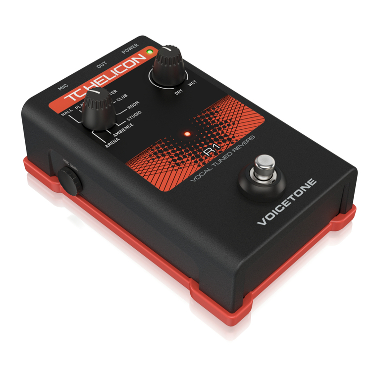 TC-Helicon VoiceTone R1 User manual