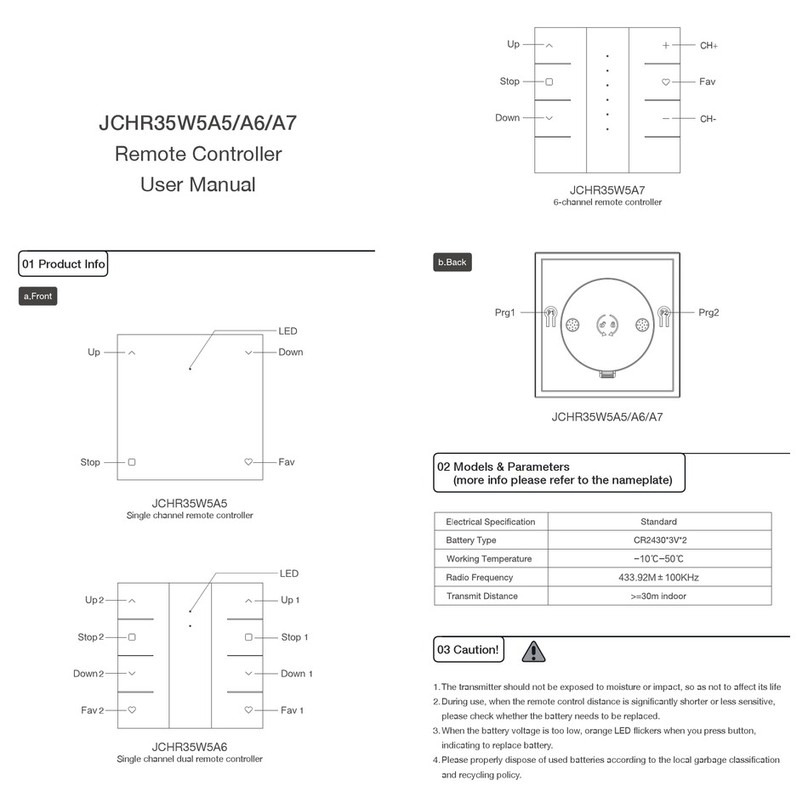 Jiecang JCHR35W5A5 User manual