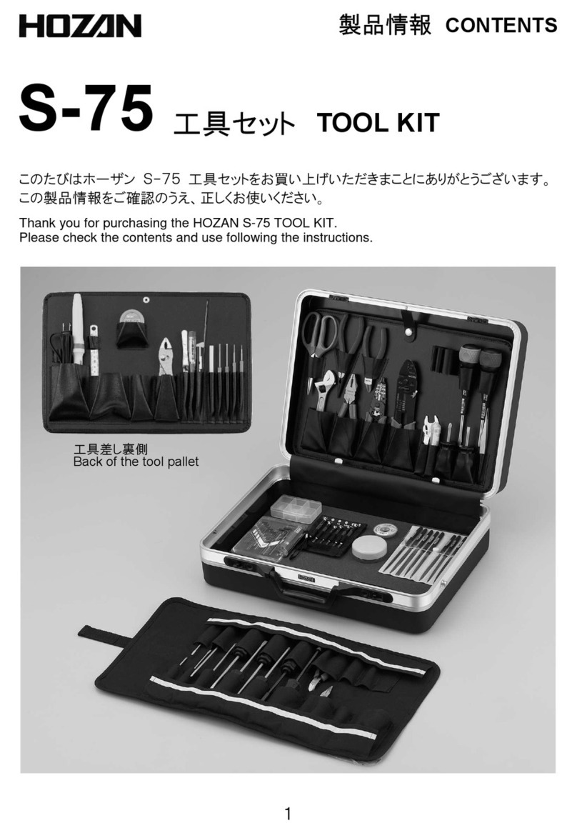 HOZAN S-75 User manual
