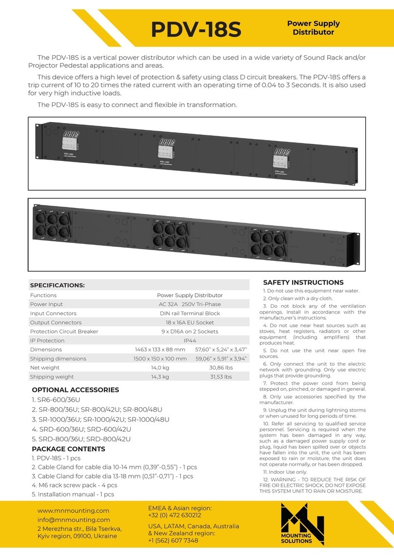 Mounting Solutions PDV-18S quick start guide