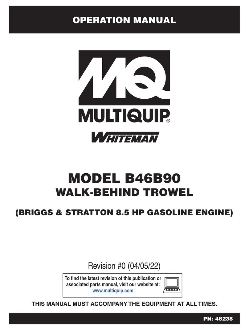 MQ Multiquip WHITEMAN B46B90 User manual