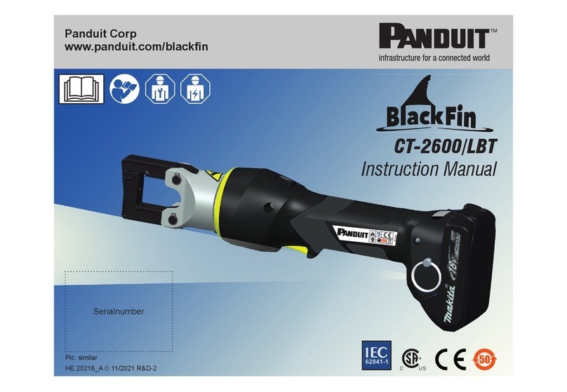 Panduit BlackFin CT-2600/LBT User manual