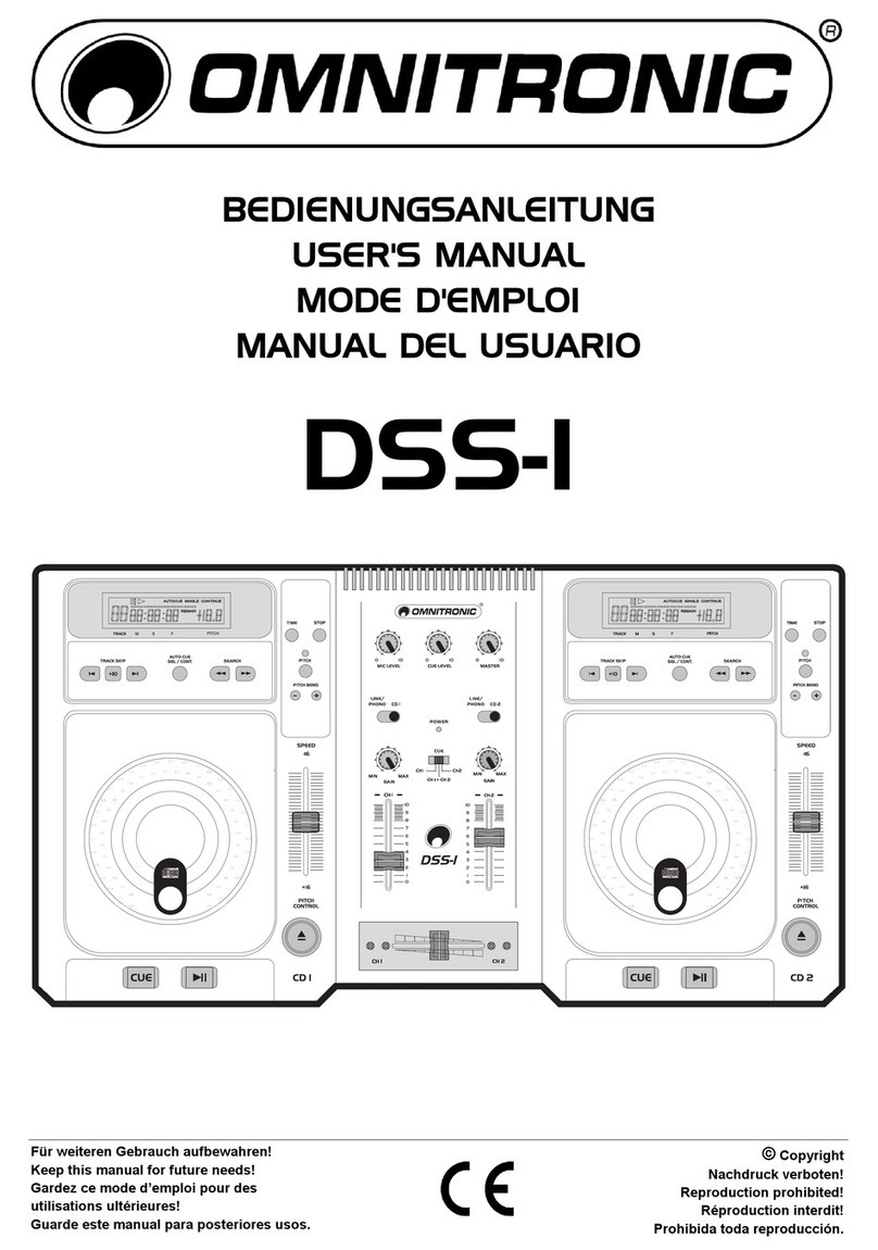 Omnitronic DSS-1 user manual