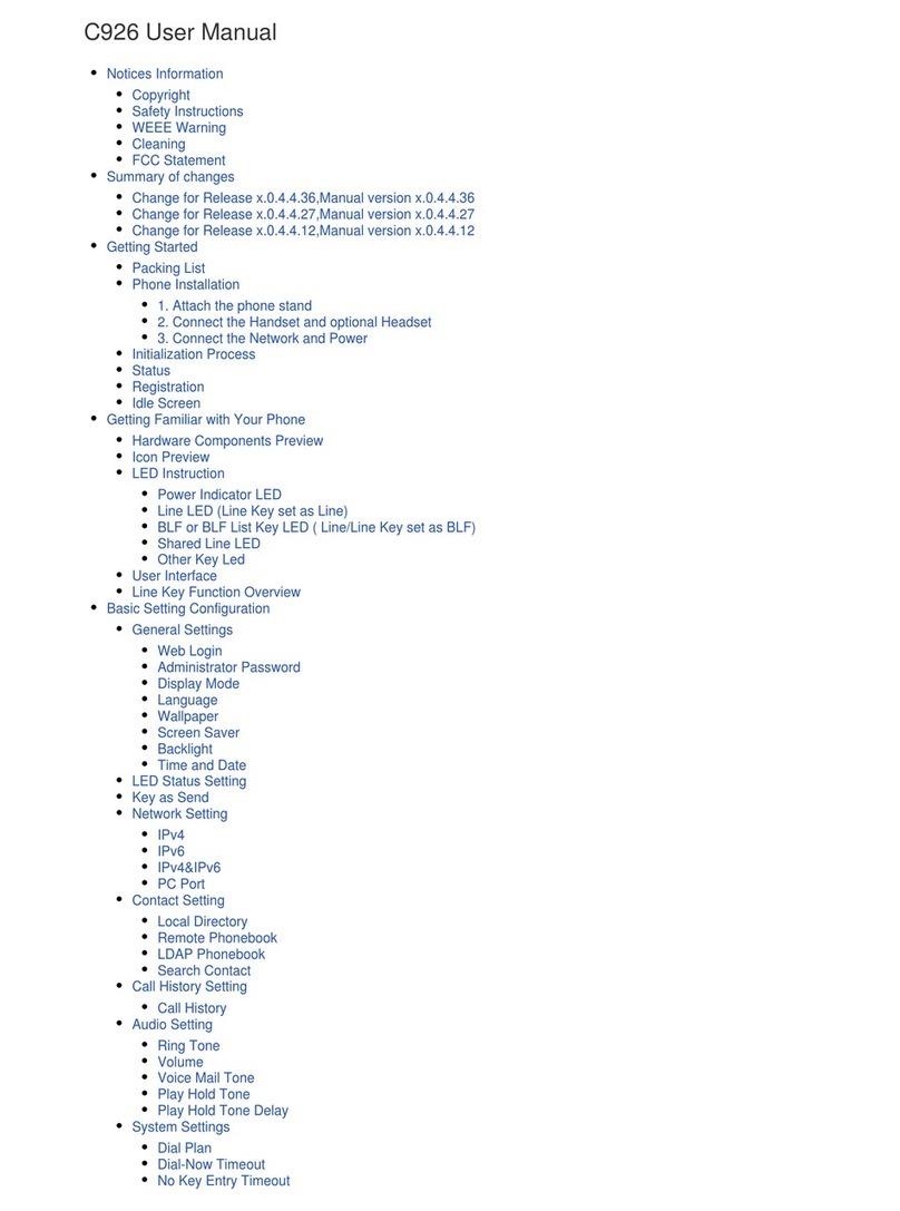 Cisco C926 User manual