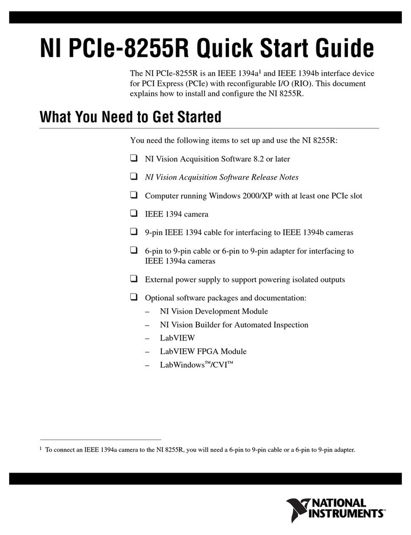 National Instruments NI PCIe-8255 User manual