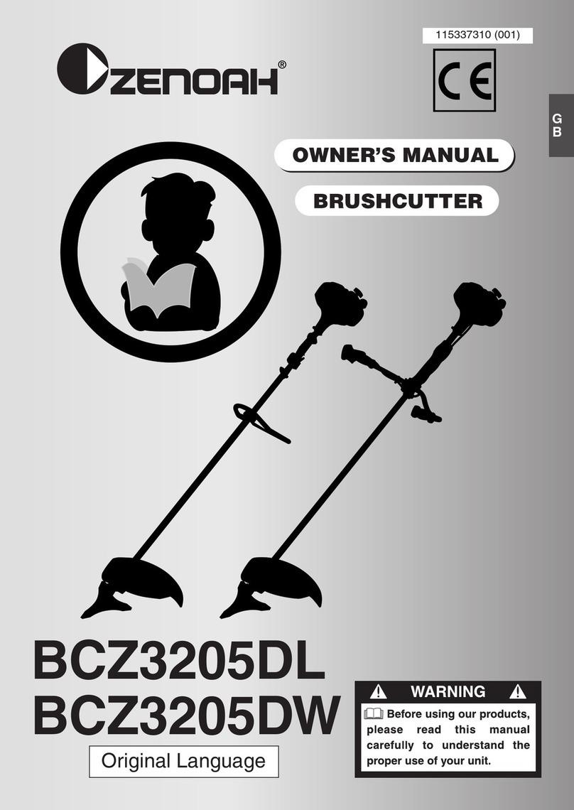 Zenoah BCZ3205DL owner's manual