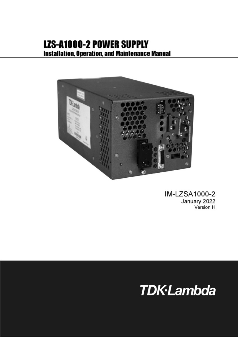 TDK-Lambda IM-LZSA1000-2 User manual