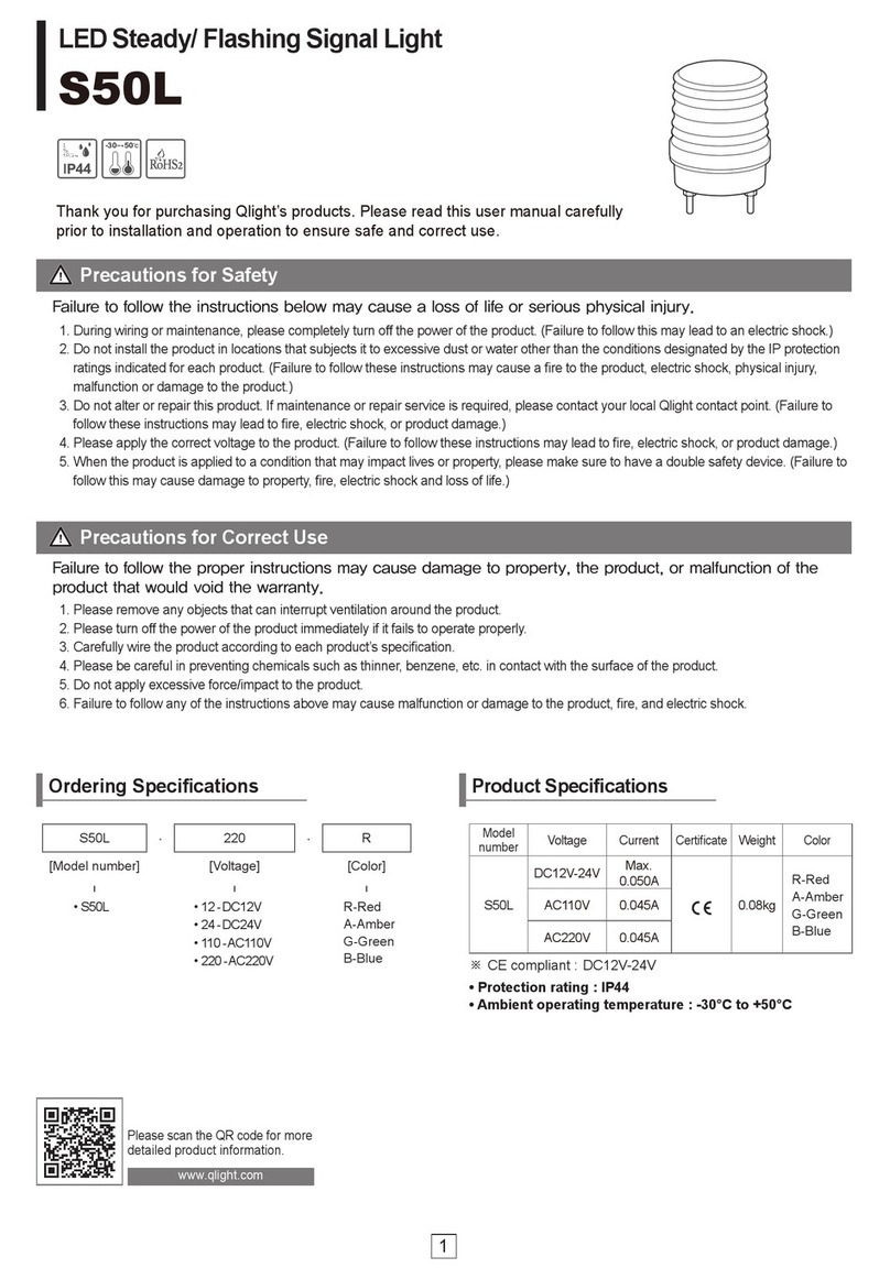 Qlightec S50L User manual