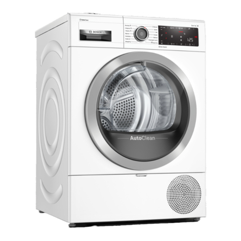 Bosch WTX8HKI9SN User manual Bosch WTX8HKI9SN User manual