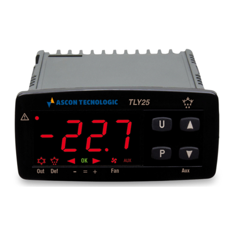 Ascon tecnologic TLY25 operating instructions
