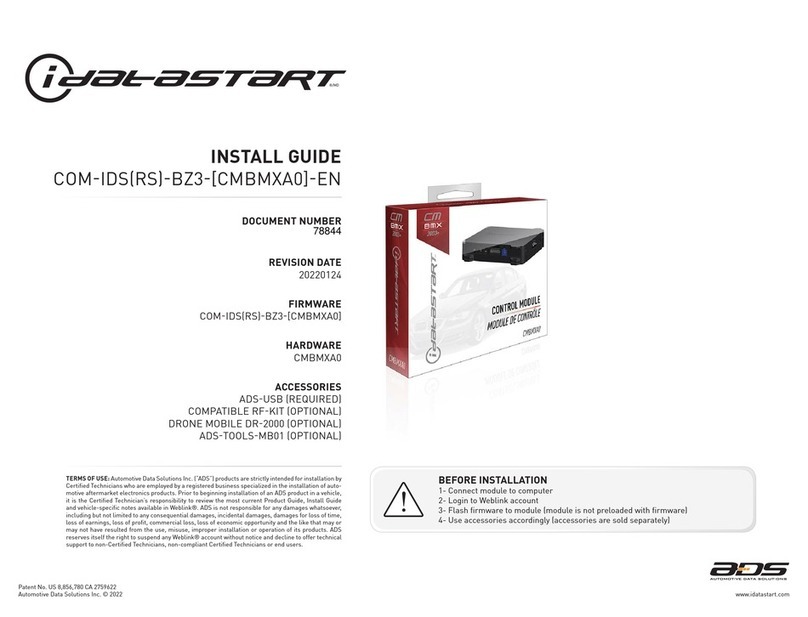 idatastart COM-IDS(RS)-BZ3-[CMBMXA0]-EN User manual