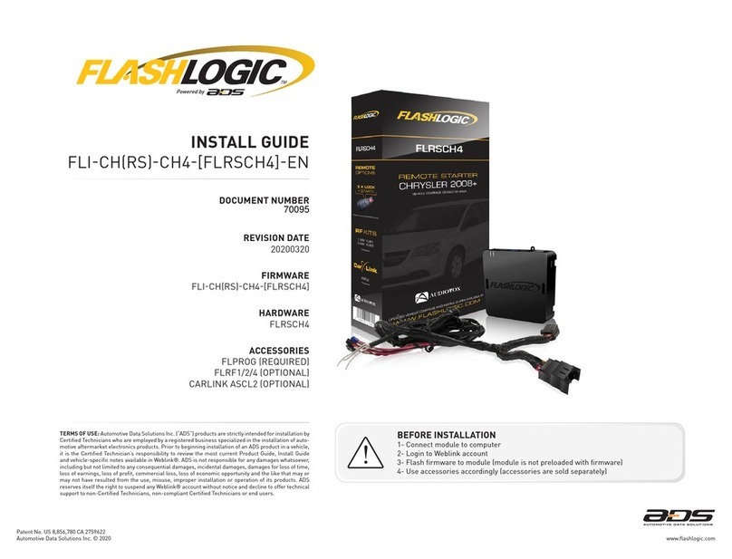 ADS FLASHLOGIC FLRSCH4 install guide