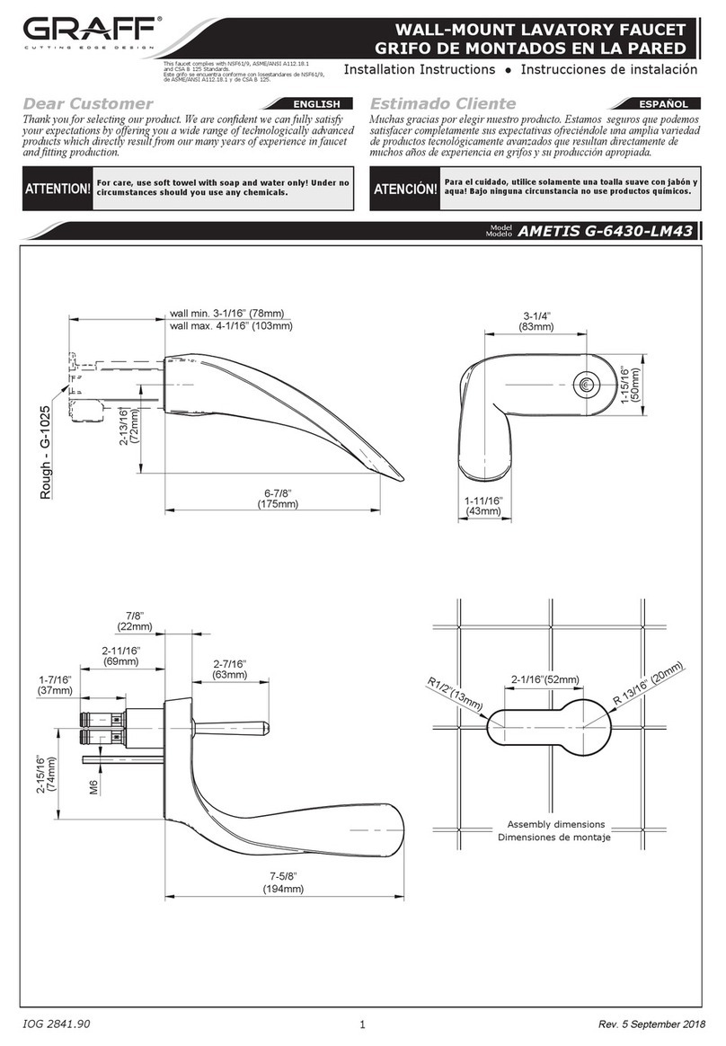 Graff Ametis G-6430-LM43PC User manual