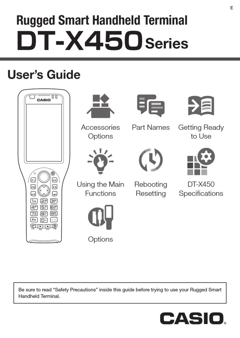 Casio DT-X450 Series user guide