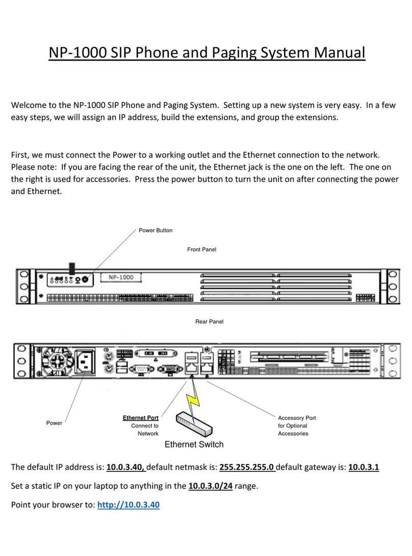 New York Technology Company NP-1000 manual