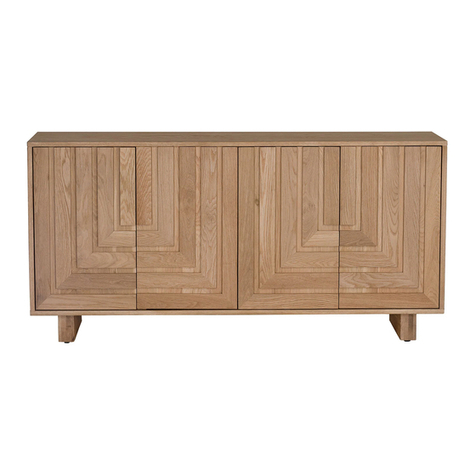 Union Home ARRAY SIDEBOARD LVR00619 Assembly instructions