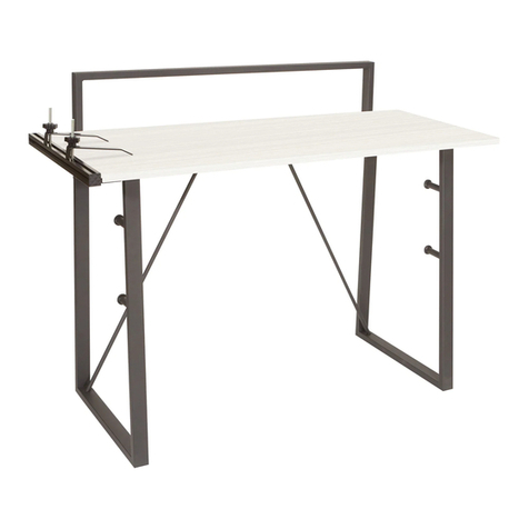 OSP Home Furnishings TINKER DESK TIN25 Assembly instructions