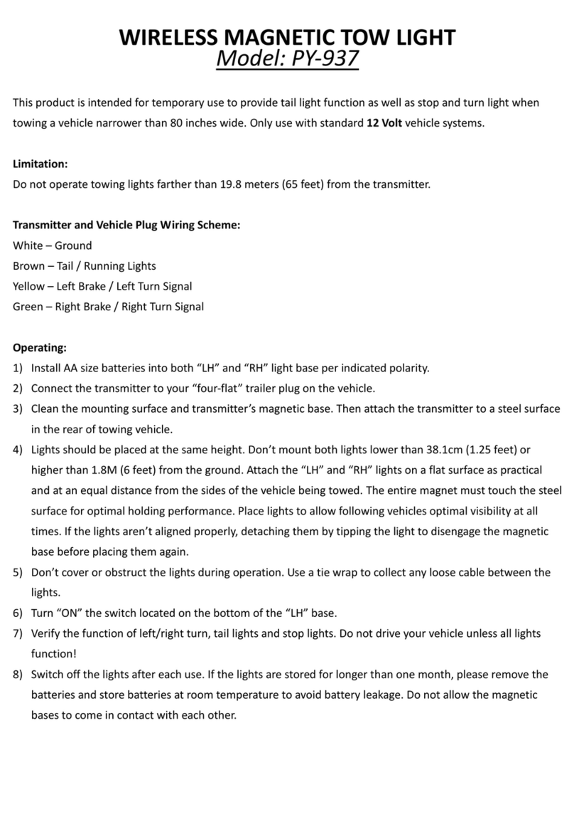 Many Wain Enterprise PY-937 quick start guide