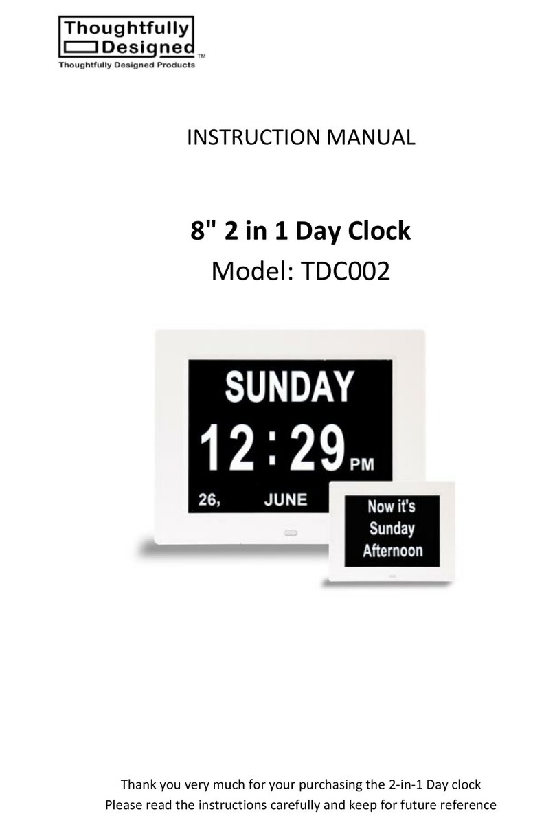 Thoughtfully Designed TDC002 instruction manual