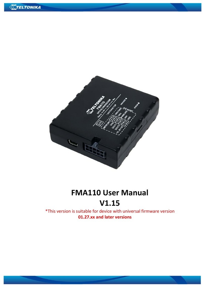 Teltonika FMA110 user manual