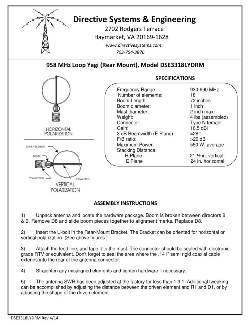 Directive Systems & Engineering DSE3318LYDRM User manual