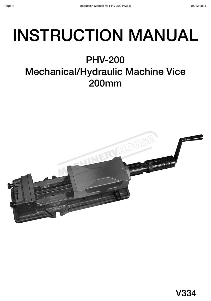 Safeway PHV-200 instruction manual