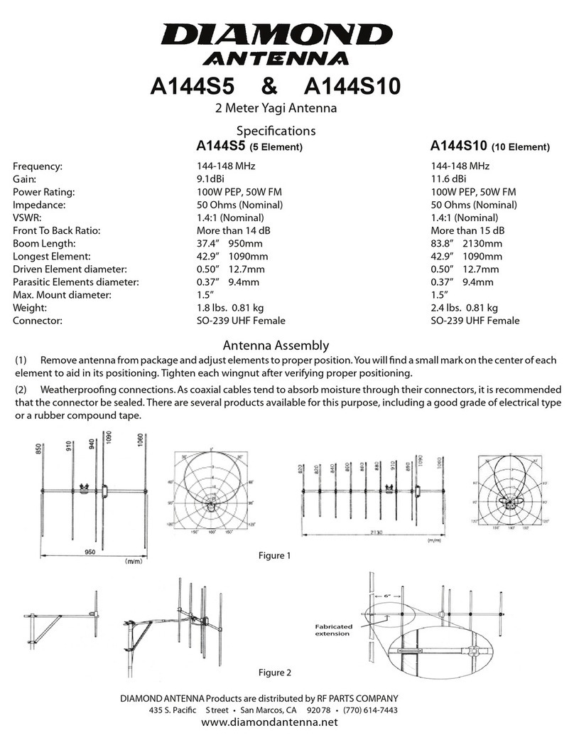 Diamond Antenna A144S10 instructions