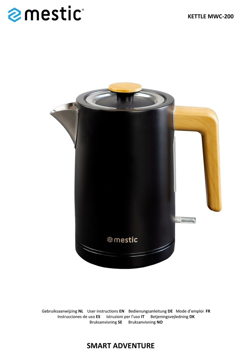 MESTIC MWC-200 User manual