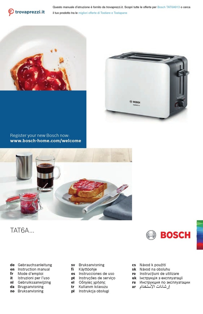 Bosch TAT6A913 instruction manual