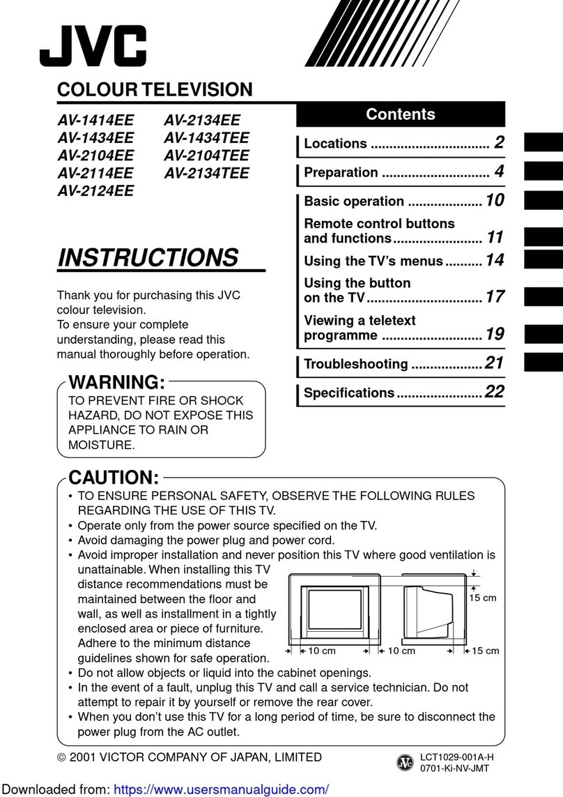 JVC AV-2134EE User manual