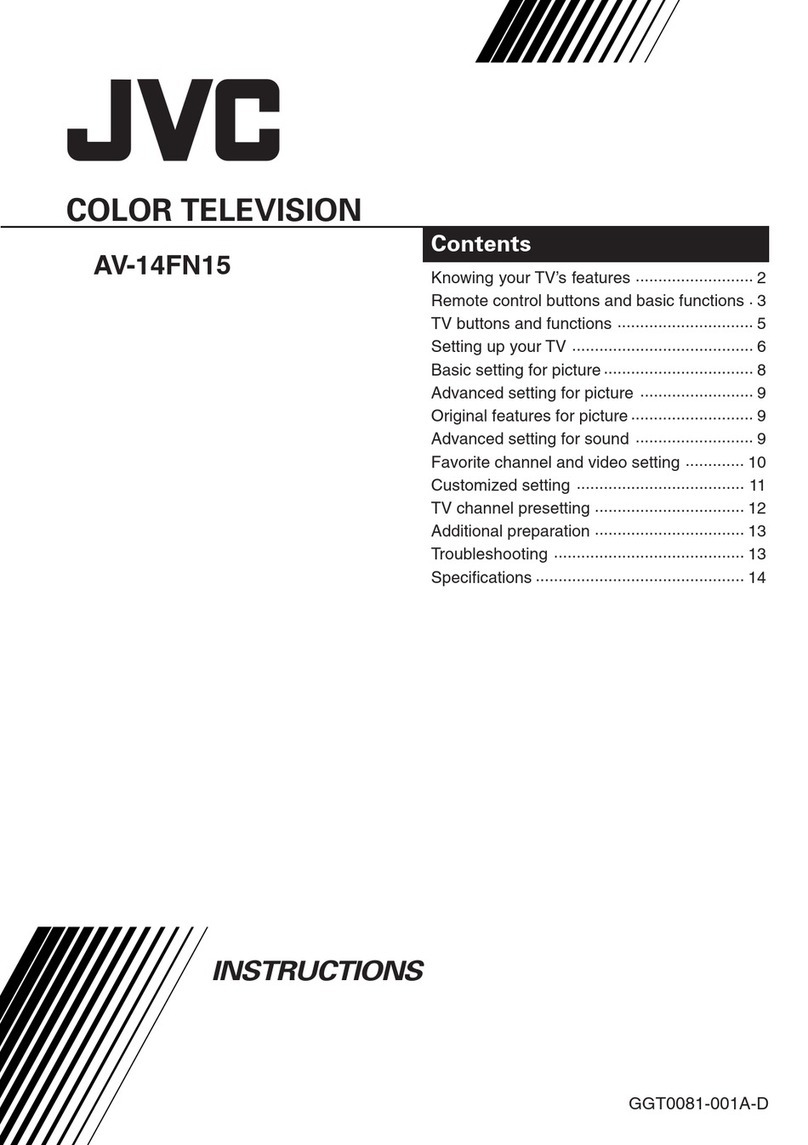 JVC AV-14FN15 User manual JVC AV-14FN15 User manual
