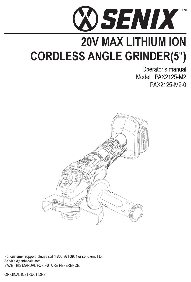Senix PAX2125-M2 Operator's manual
