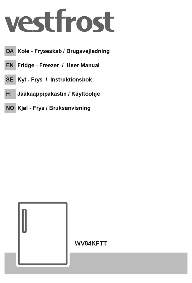 Vestfrost WV84KFTT user manual