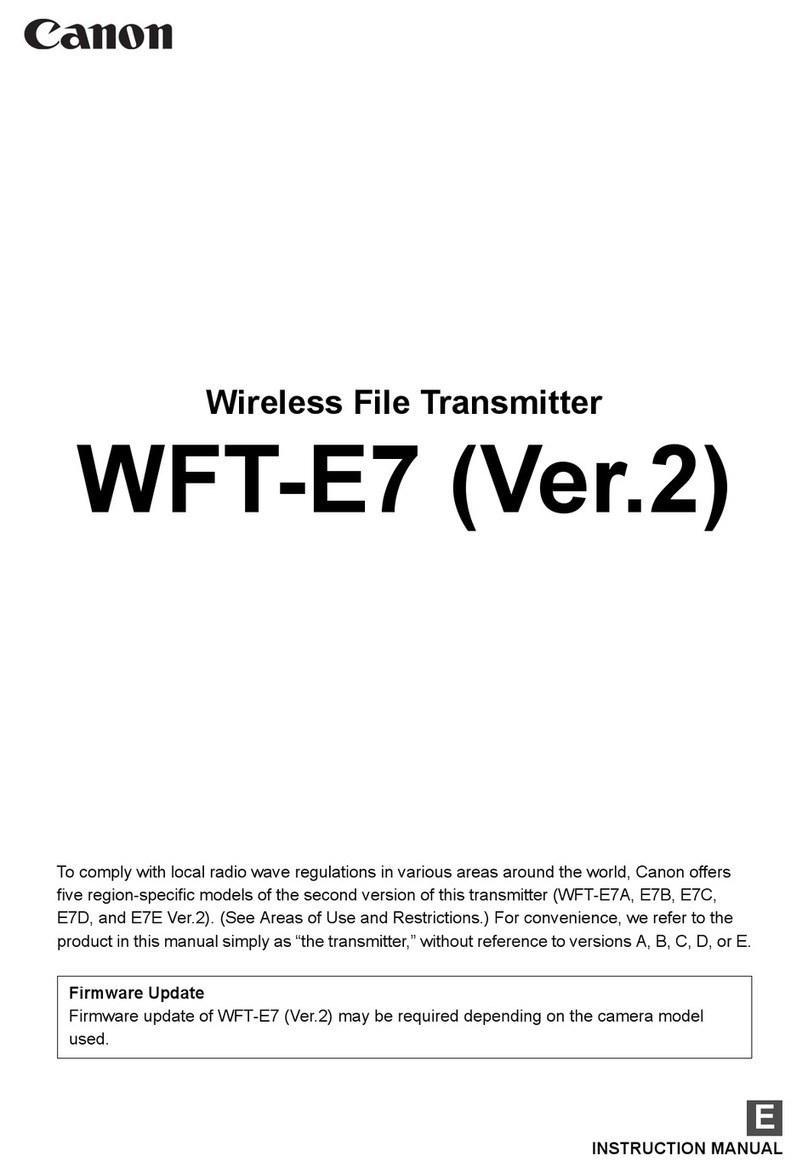Canon WFT-E7 Ver.2 User manual