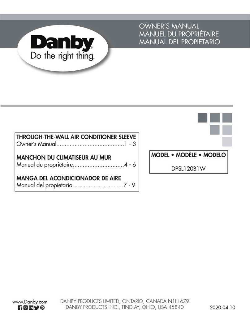 Danby DPSL120B1W User manual