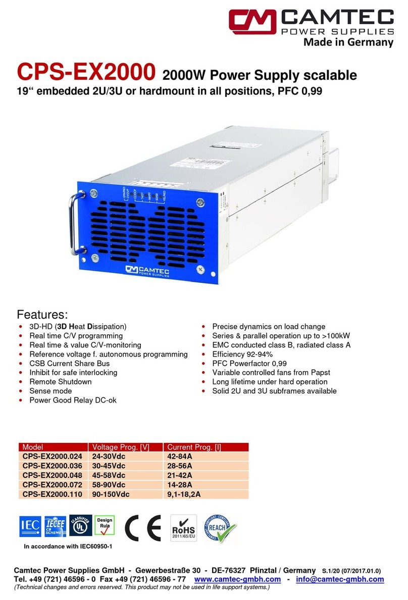 Camtec CPS-EX2000.024 User manual