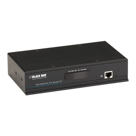 Black Box ServSwitch CX Quad IP User manual