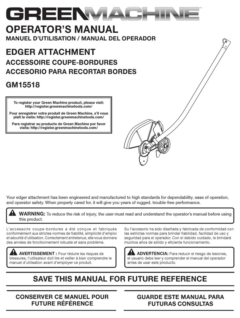 GreenMachine GM15518 User manual