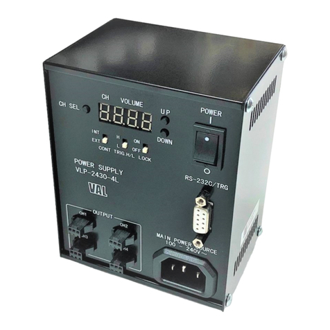 VAL VLC-2430-4 Operation manual
