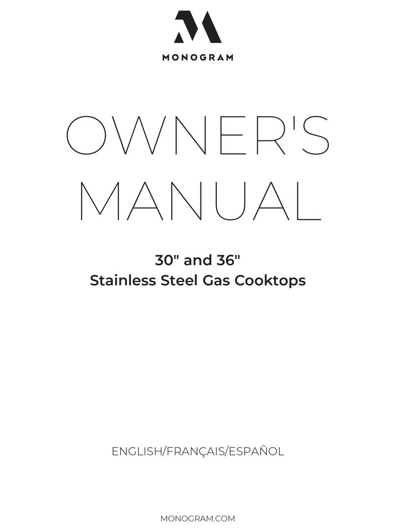 Monogram ZGU36ESLSS owner's manual Monogram ZGU36ESLSS owner's manual